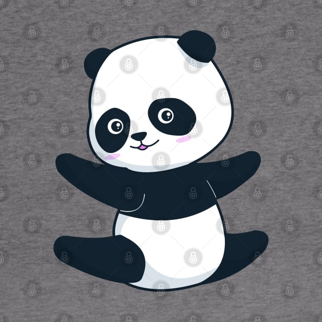 Hug A Panda With Love Animal Costume Graphic by Jay Diloy